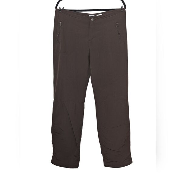 Columbia Titanium Hiking Straight Leg Adjustable Hem Pants Brown 8 - Picture 1 of 8